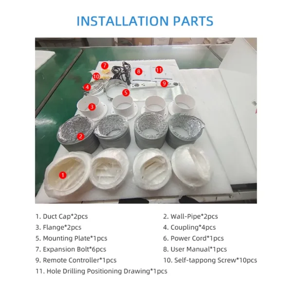 Home Hvac Systems, ERV, Wall, HEPA, Co2 - view 6