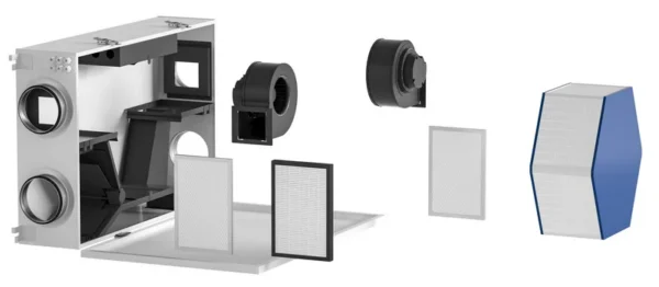 Home Hvac Systems, EVIPO, Ceiling, ERV, HRV - view 2