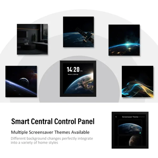 Home Touch Control Panel, BLE, 95 ~240 VAC, PC+ABS - view 2