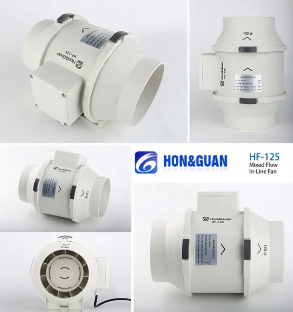 Honguan Powerful Blower, 200mm, Inline - view 6