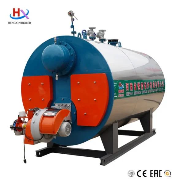 Hot Water Boiler, Carbon Steel, Natural Circulation