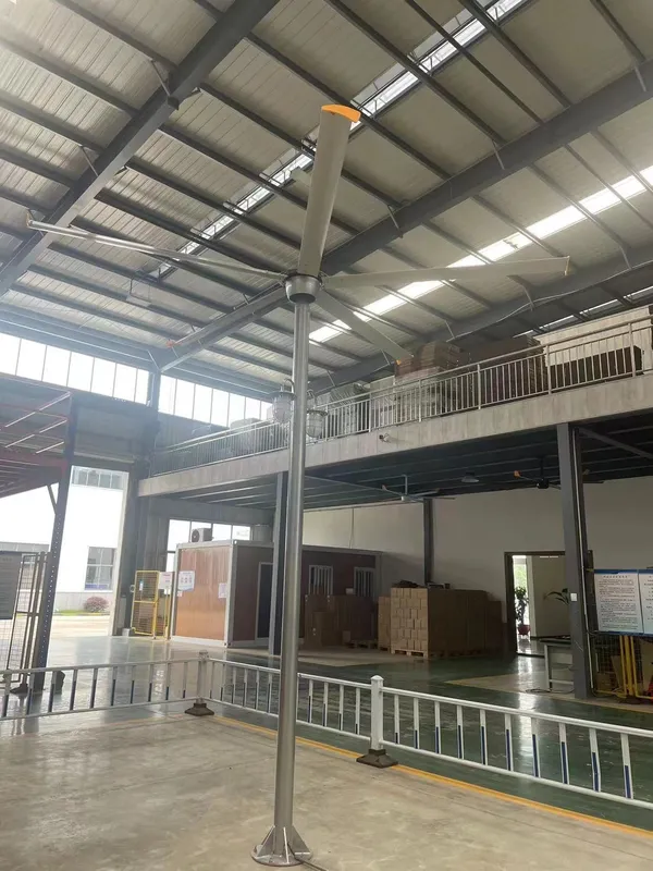 Household Hotel Ventilation Fan, Aluminum, HVLS - view 2