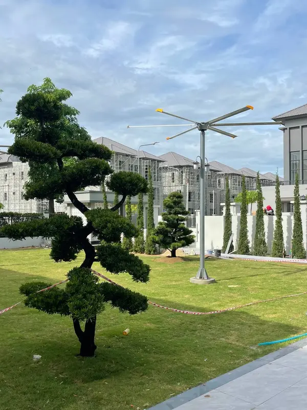 Household Hotel Ventilation Fan, Aluminum, HVLS - view 5