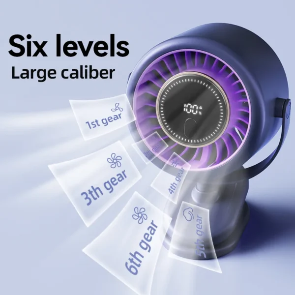 Household Mini Clip Fan, Portable, Battery, Clip-On Fan