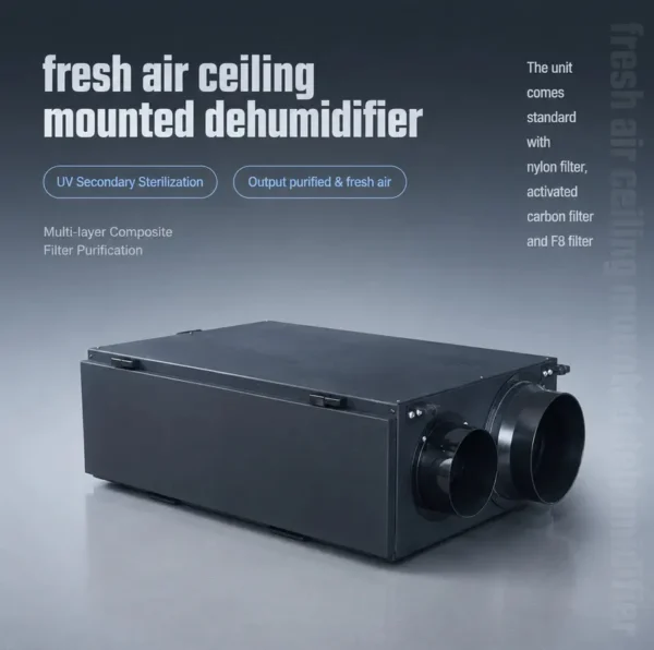 Household Refrigerant Dehumidifier, 30L, Portable