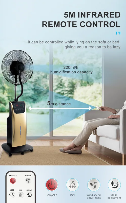 Humidifier, 16-Inch, Plastic, 3-Speed - view 5