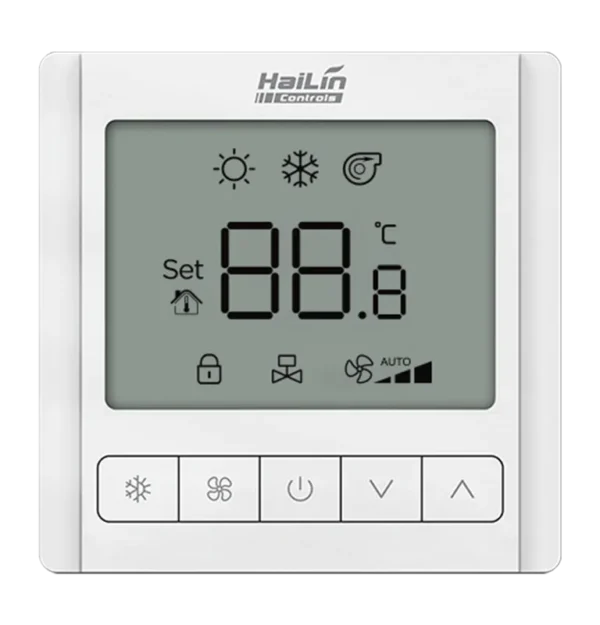 Hvac Systems Temperature Controller, LCD, FCU - view 2