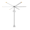 Hvls Free-standing Pole Fan, 3800mm, 13ft