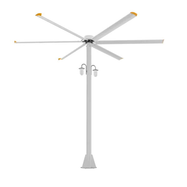 Hvls Free-standing Pole Fan, 3800mm, 13ft