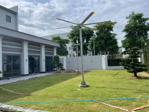 Hvls Free-standing Pole Fan, 3800mm, 13ft - view 3