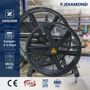 Hvls Industrial Drum Fan, 110 V