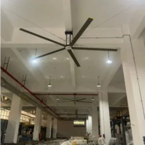 Hvls Industrial Fan, 6.1m, Ceiling, Aluminum