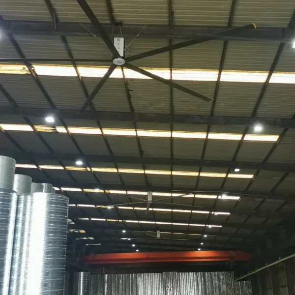 Hvls Industrial Fan, 6.1m, Ceiling, Aluminum - view 4