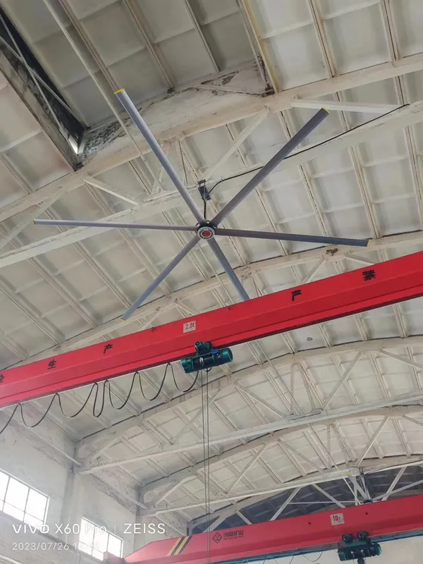 Hvls Industrial Large Fan, 24FT/1.5KW, 220 V, 1500W - view 2