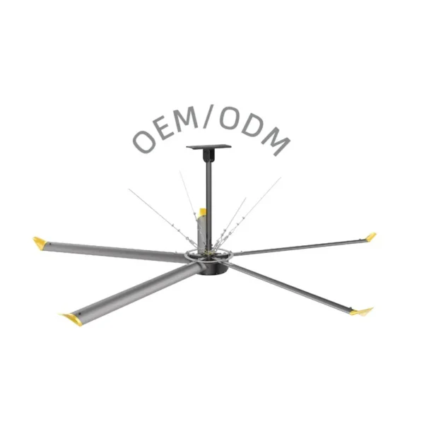 Hvls Industrial Ventilation Fan, PMSM, 220 V, Electric - view 3