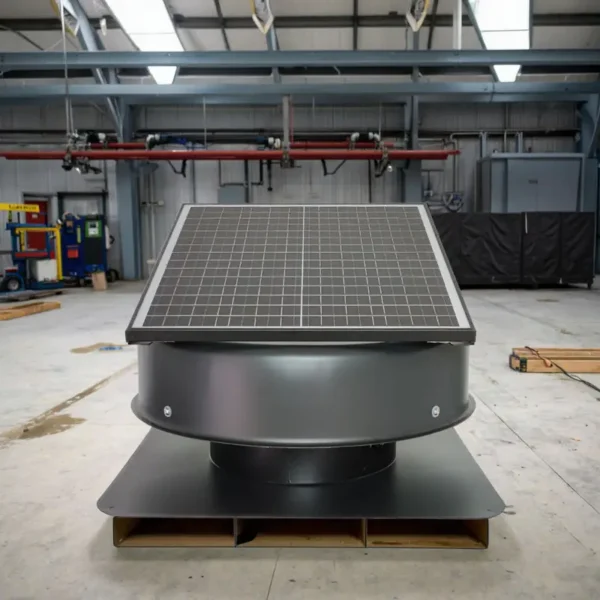 Hybrid Roof Exhaust Fan, Solar, 50W, IP68, Waterproof - view 2
