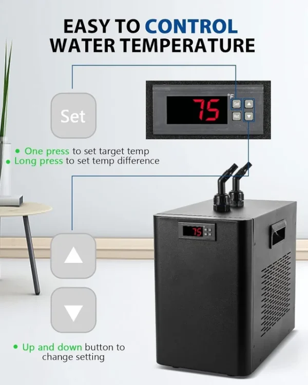 Hydroponic Water Chiller, 110v, 40F - view 3