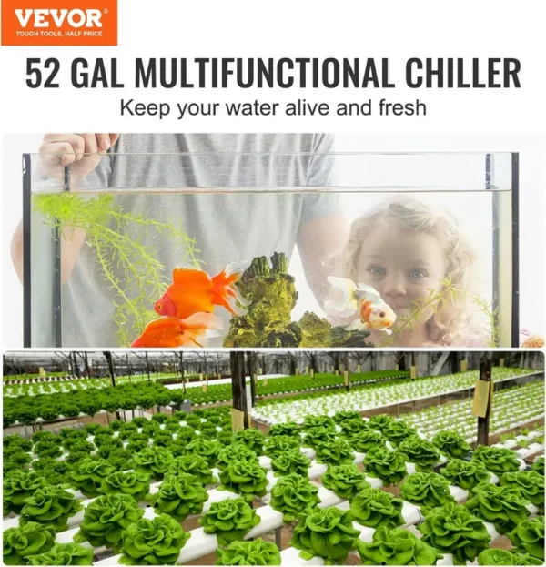 Hydroponic Water Chiller, 348, 240 V, 750 W - view 3