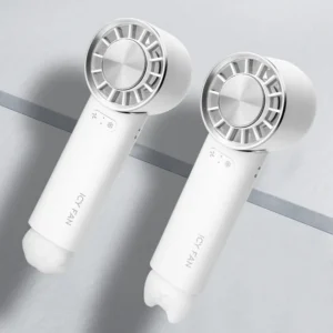 Ice-cooling Foldable Rechargeable Fan, Brushless, 3-speed