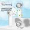 Ice-cooling Foldable Rechargeable Fan, Brushless, 3-speed - view 3