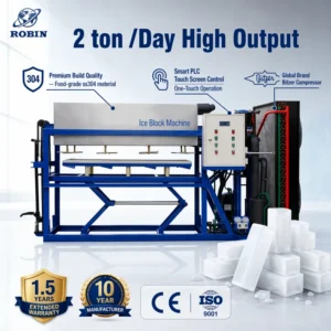 Ice Machine, 110 V, 10KW, Stainless Steel 304, R404A