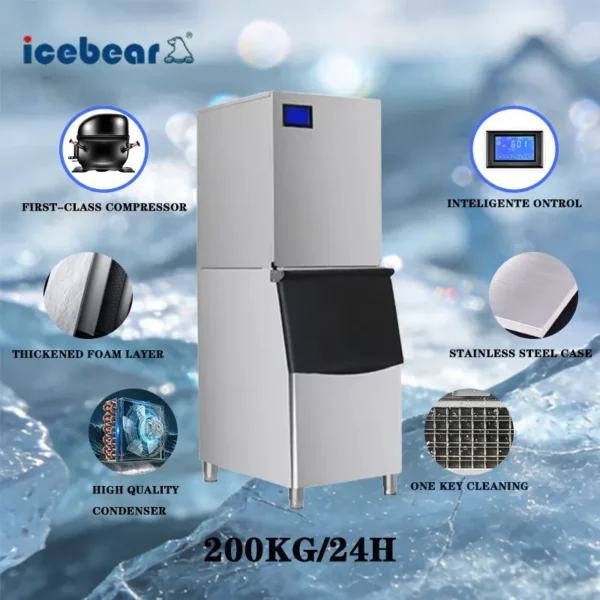 Ice Machine, 200kg/24h, ICEBEAR - view 3