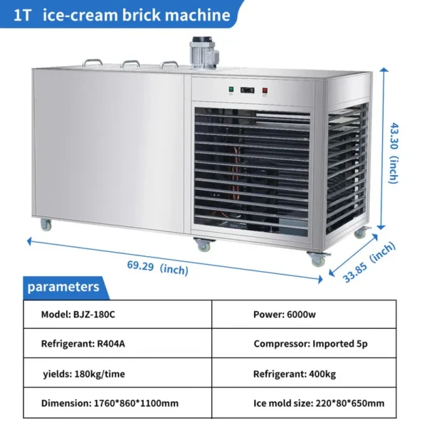 Ice Machine, 5-ton, 220 V, 3000w - view 5
