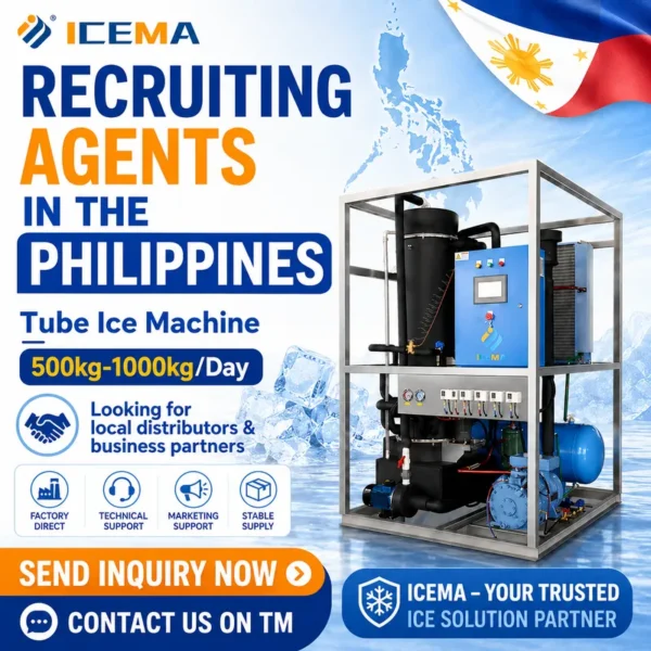 Ice Machine, 500kg-1000kg/Day, 220V, 60Hz - view 5