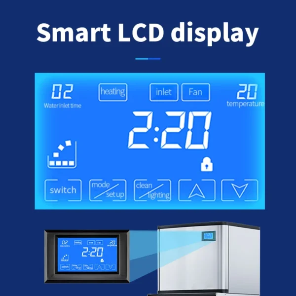 Ice Machine, HULI, 220V, 30kg, 380W - view 4