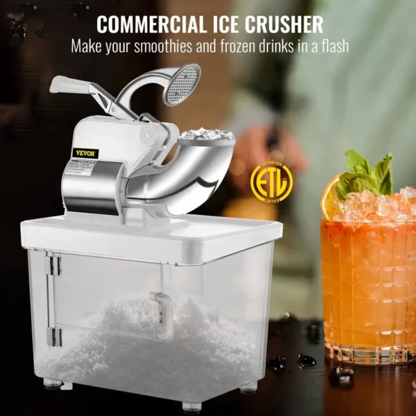 Ice Machine, Stainless, Steel, 440LBS, 300W - view 3