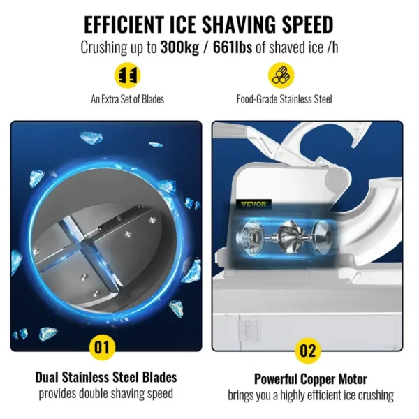 Ice Machine, Stainless, Steel, 440LBS, 300W - view 4