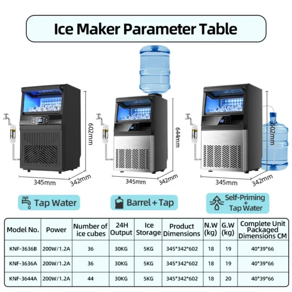 Ice Machines, 220V 50Hz, 30–40 kg - view 6