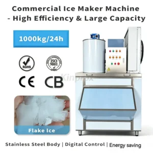 Ice Machines, 380 V, 1T, 4100W, R22, JPB2000