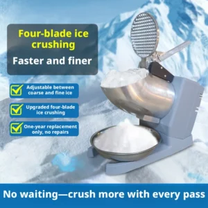Ice Machines, 380w, 1000 mL, Plastic, ZSW-PB02