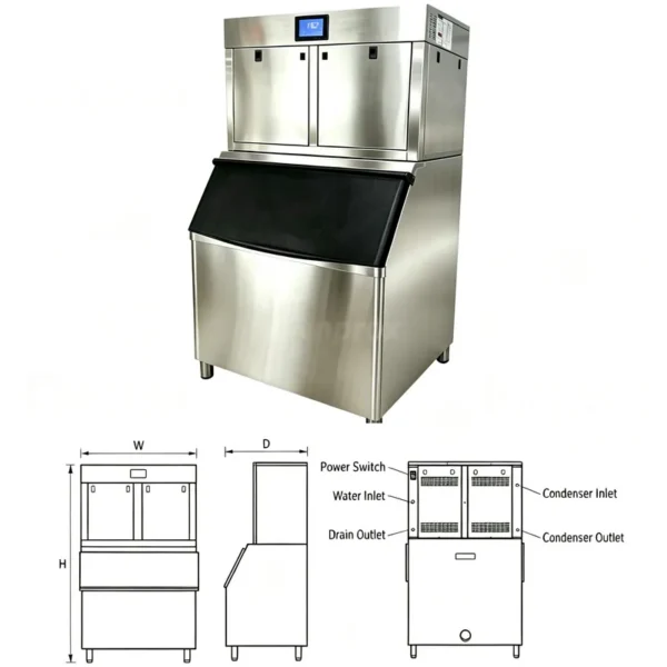 Ice Machines, 600kg, LOGO - view 6