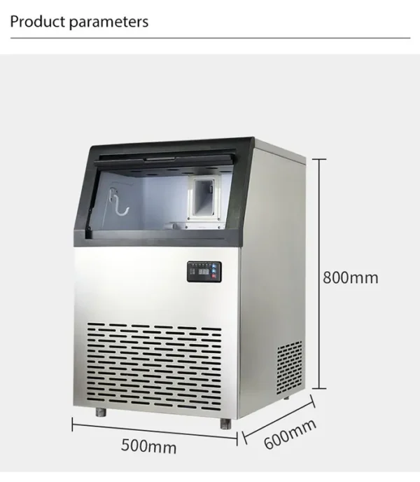 Ice Machines, Stainless, Steel, Machine100kg/24h - view 2