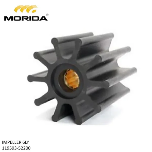 Impeller, 119593-52200, 6LY, YANMAR - view 3