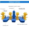 Impeller, 8-Blade, Nylon, Size 4