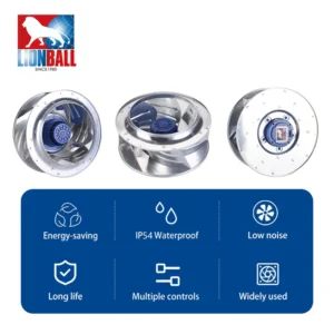 Inclined Impeller, LIONBALL, Centrifugal, 400mm, 230V