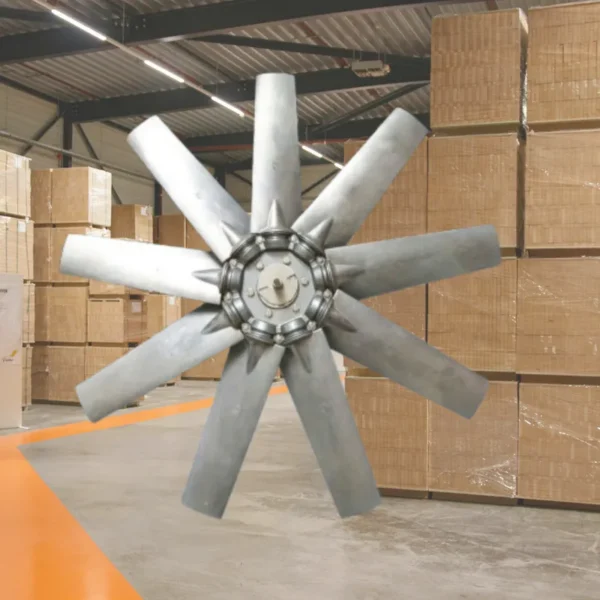 Industrial Axial Blades Fan, Aluminum, Aluminum Alloy - view 3