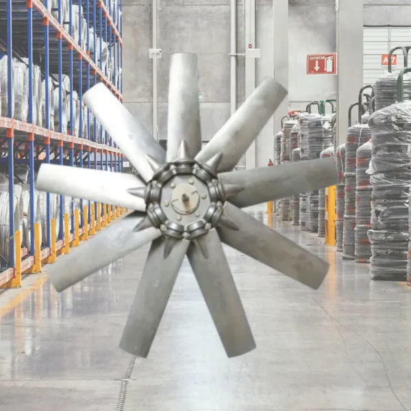 Industrial Axial Blades Fan, Aluminum, Aluminum Alloy - view 4