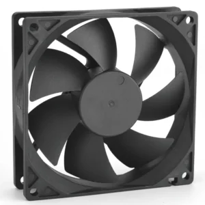 Industrial Axial Cooling Fan, 92x92x25mm, 12V, Brushless, 3D