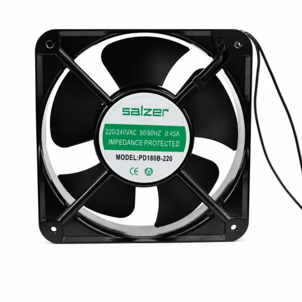 Industrial Axial Cooling Fan, PD180B-220, 180x180x61mm - view 2