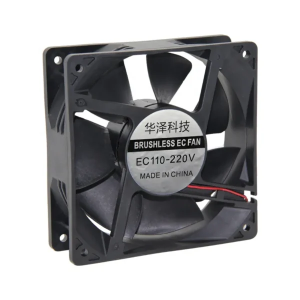 Industrial Brushless Fan, 120x120x38, 110V, 220V, 240V - view 3