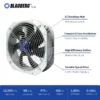 Industrial Brushless Radial Fan, 230V, Axial - view 3