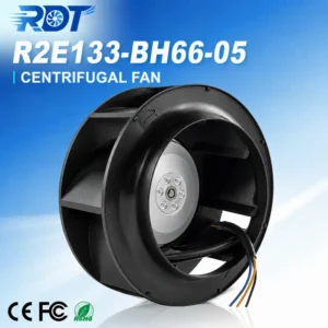 Industrial Centrifugal Cooling Blower, 230V, R2E133-BH66-05
