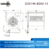 Industrial Centrifugal Cooling Fan, 400V, HVAC - view 3