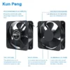 Industrial Cooling Fan, 200mm, 20060, 200*200*60mm, Axial - view 5