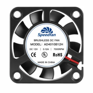 Industrial Cooling Fan, 40mm, 40x40x10mm, 24V, Speedfan