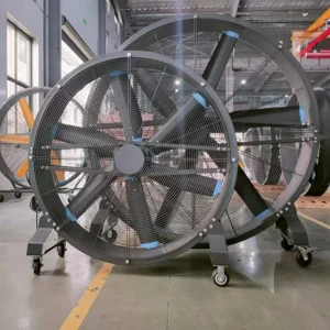 Industrial Cooling Fan, Portable, 5FT/1.5M, 6.5FT/2M, 220V